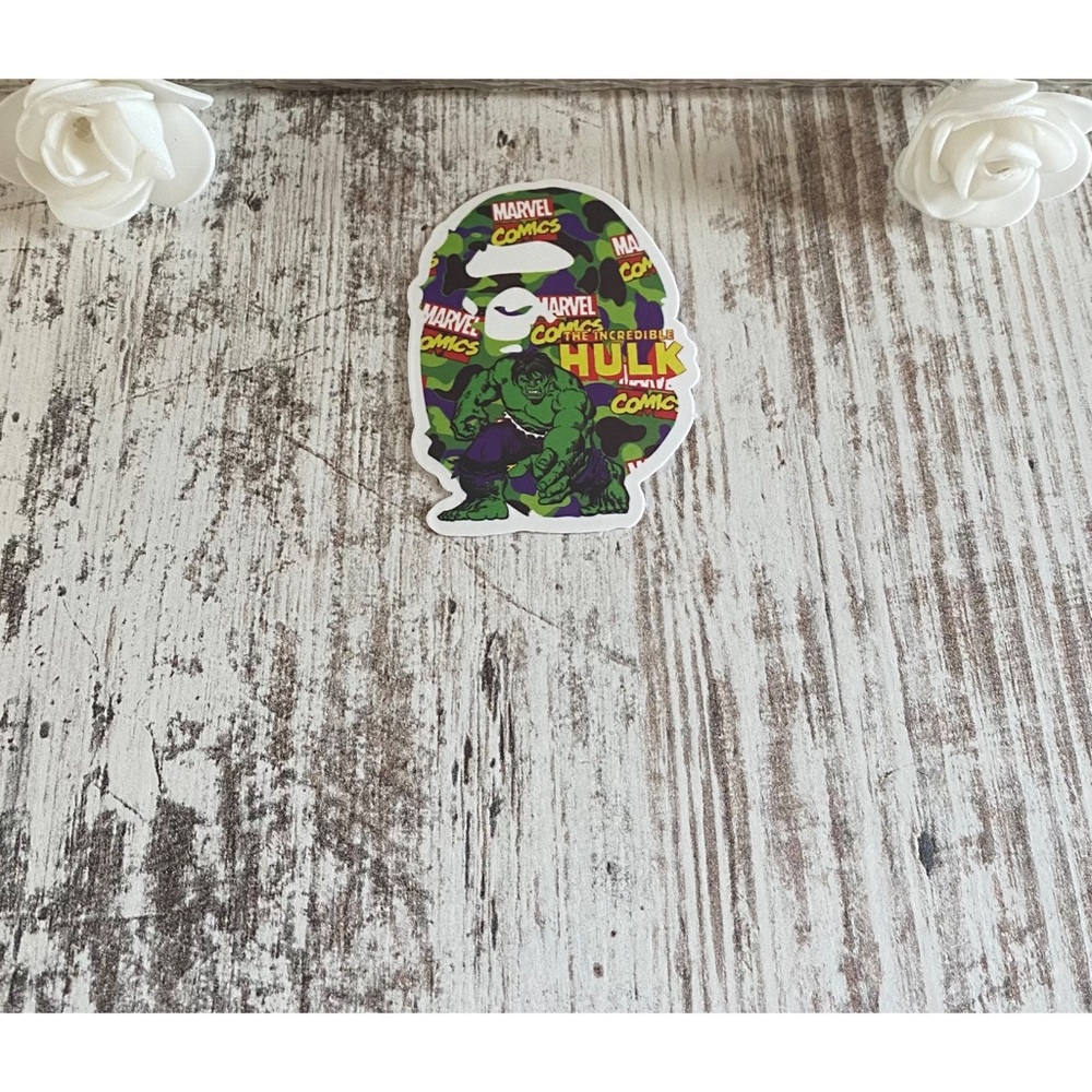 Brand new Bape x Marvel sticker